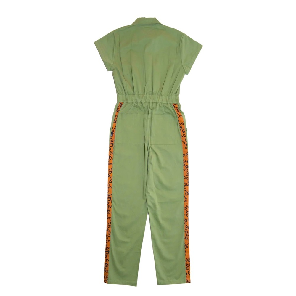 HOT LAVA COVERALL JUMPSUIT IN ARMY/ANIMAL